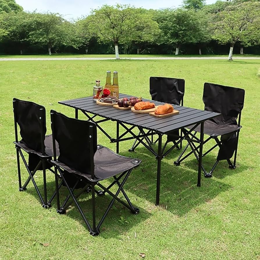 アウトドアテーブル チェアセット 収納バッグ付き アウトドア BBQ